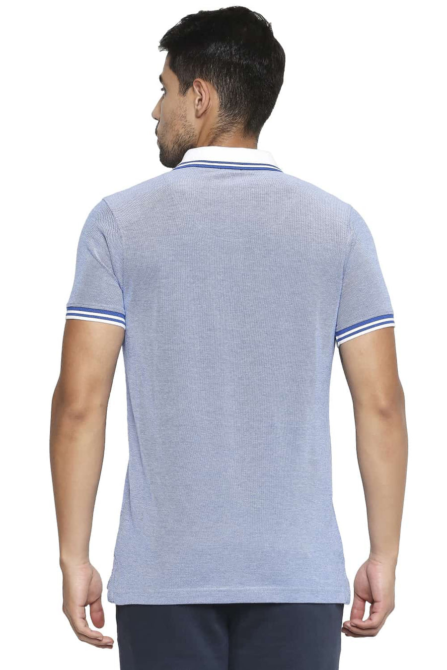 BASICS MUSCLE FIT SKYDIVER POLO T SHIRT