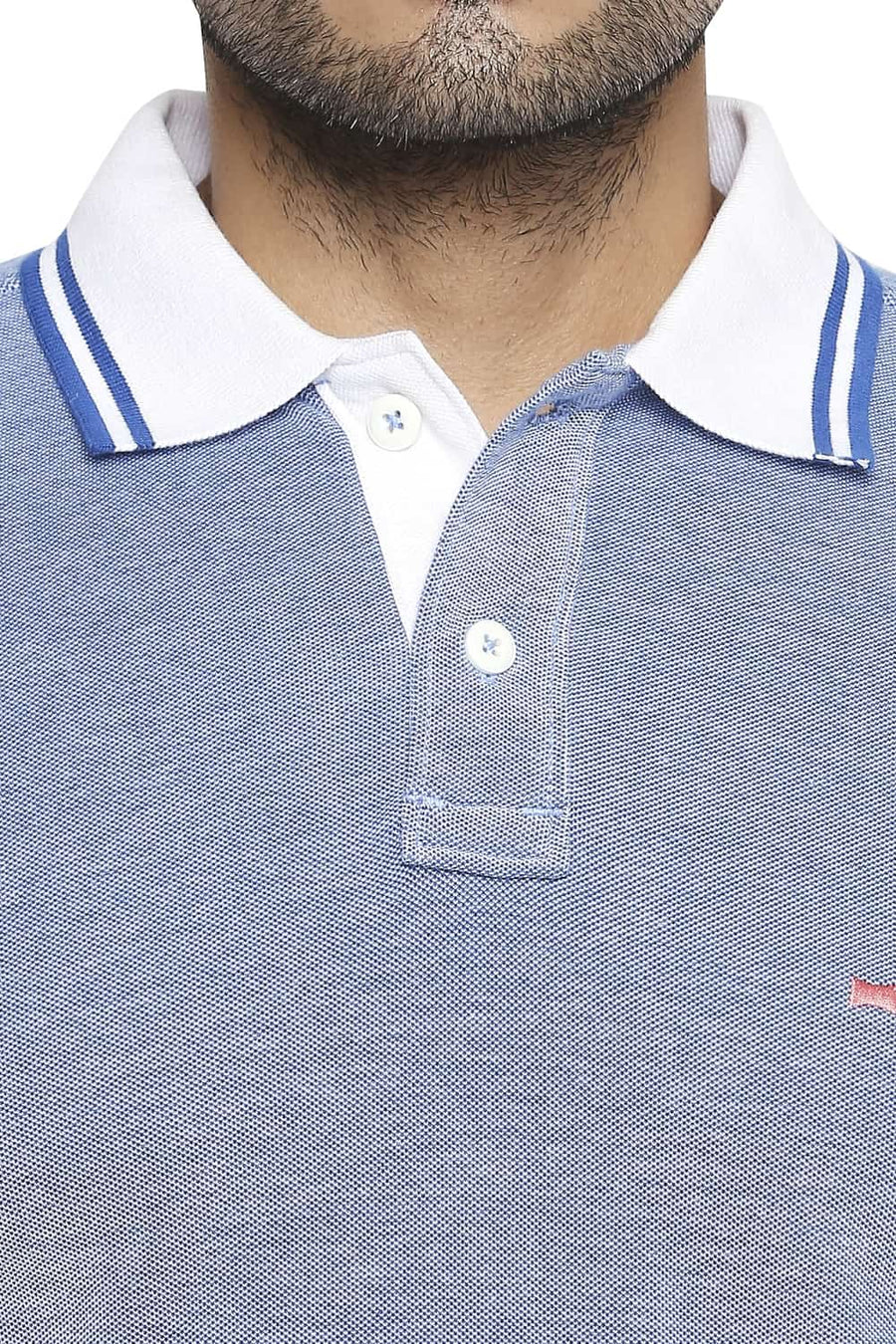 BASICS MUSCLE FIT SKYDIVER POLO T SHIRT