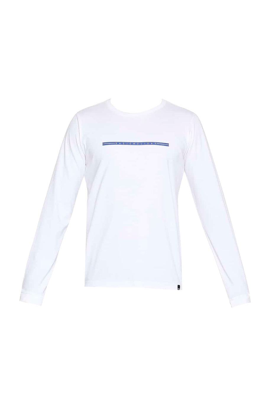 BASICS MUSCLE FIT BRIGHT WHITE CREW NECK T-SHIRT