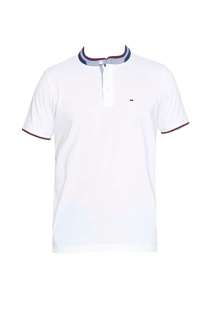 BASICS MUSCLE FIT POLO T-SHIRT