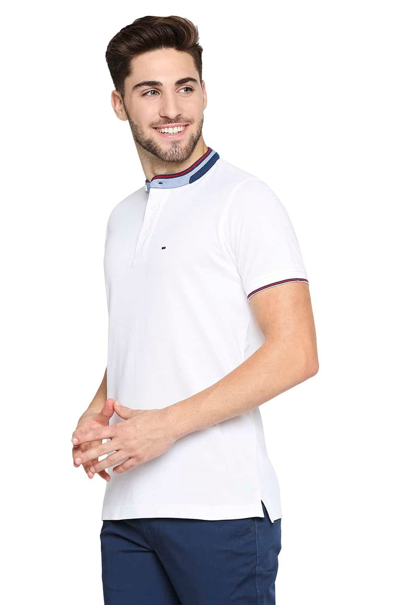 BASICS MUSCLE FIT POLO T-SHIRT