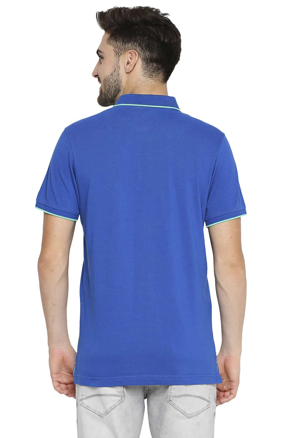 BASICS MUSCLE FIT POLO T-SHIRT