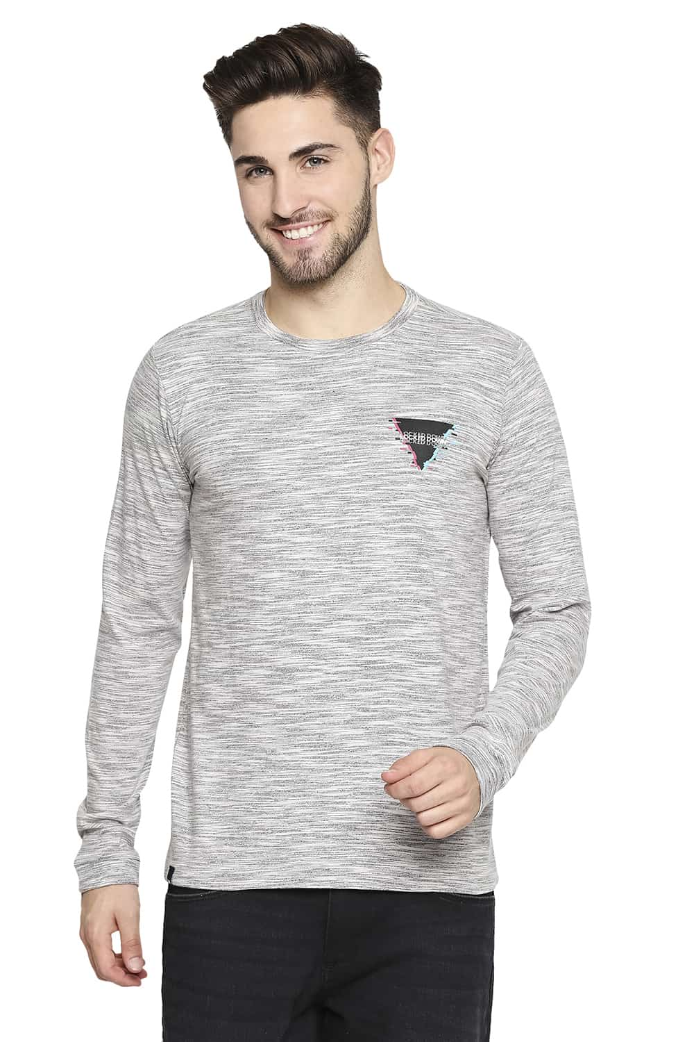 BASICS MUSCLE FIT CREW NECK T-SHIRT