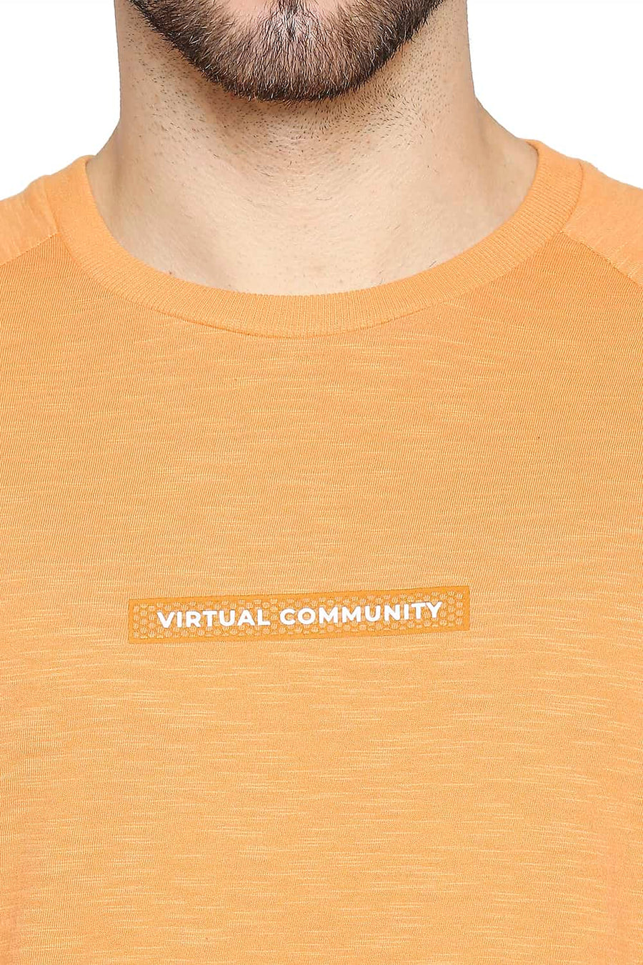 BASICS MUSCLE FIT GOLDEN NUGGET CREW NECK T-SHIRT