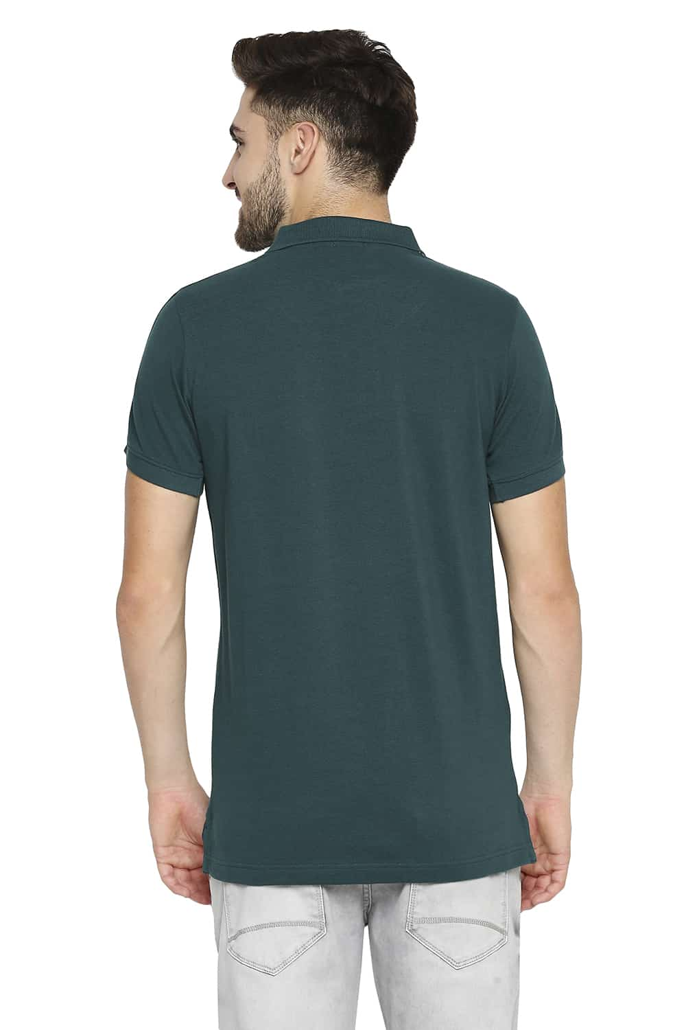 BASICS MUSCLE FIT POLO T-SHIRT