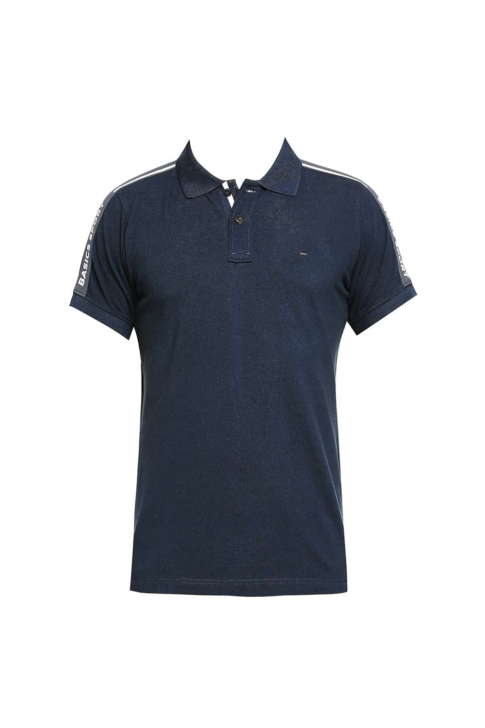 BASICS MUSCLE FIT POLO T-SHIRT