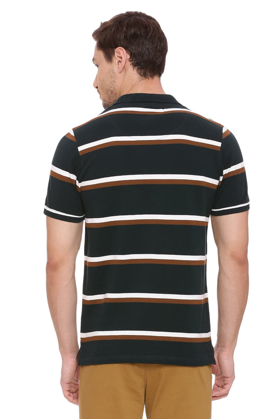 BASICS MUSCLE FIT GREEN GABLES POLO T SHIRT