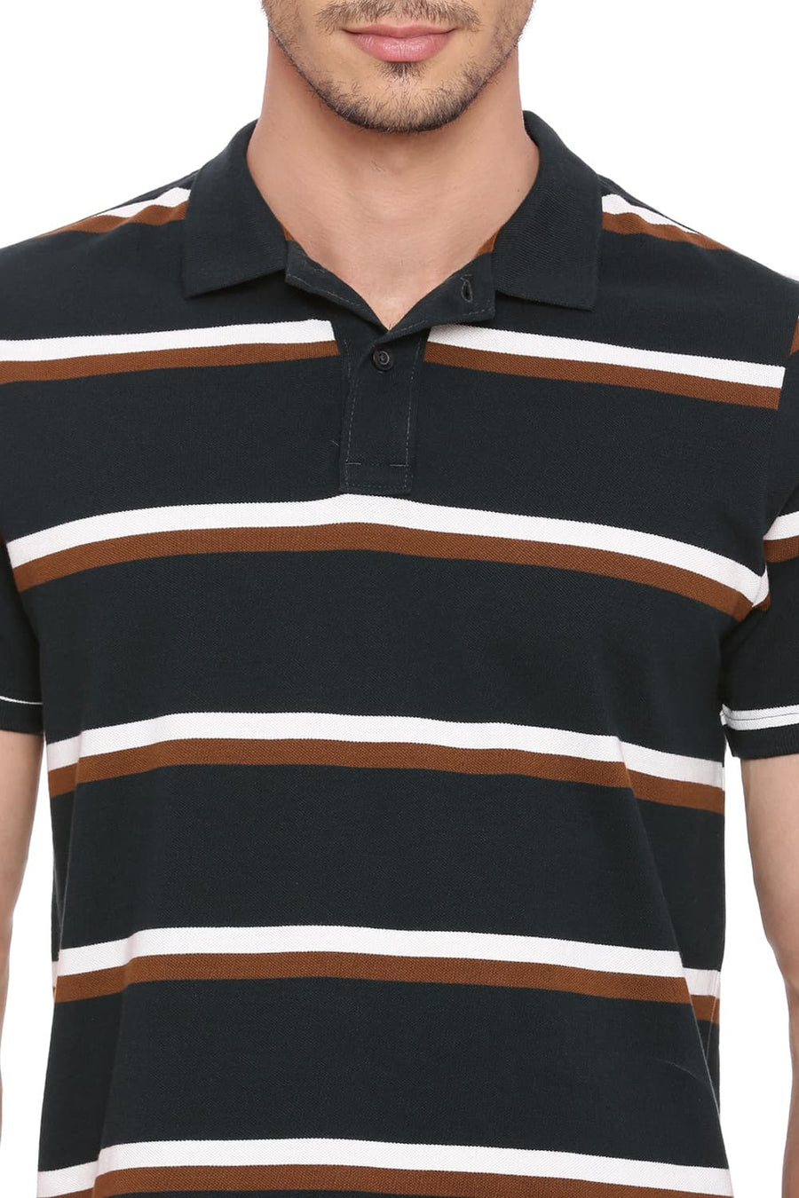 BASICS MUSCLE FIT GREEN GABLES POLO T SHIRT