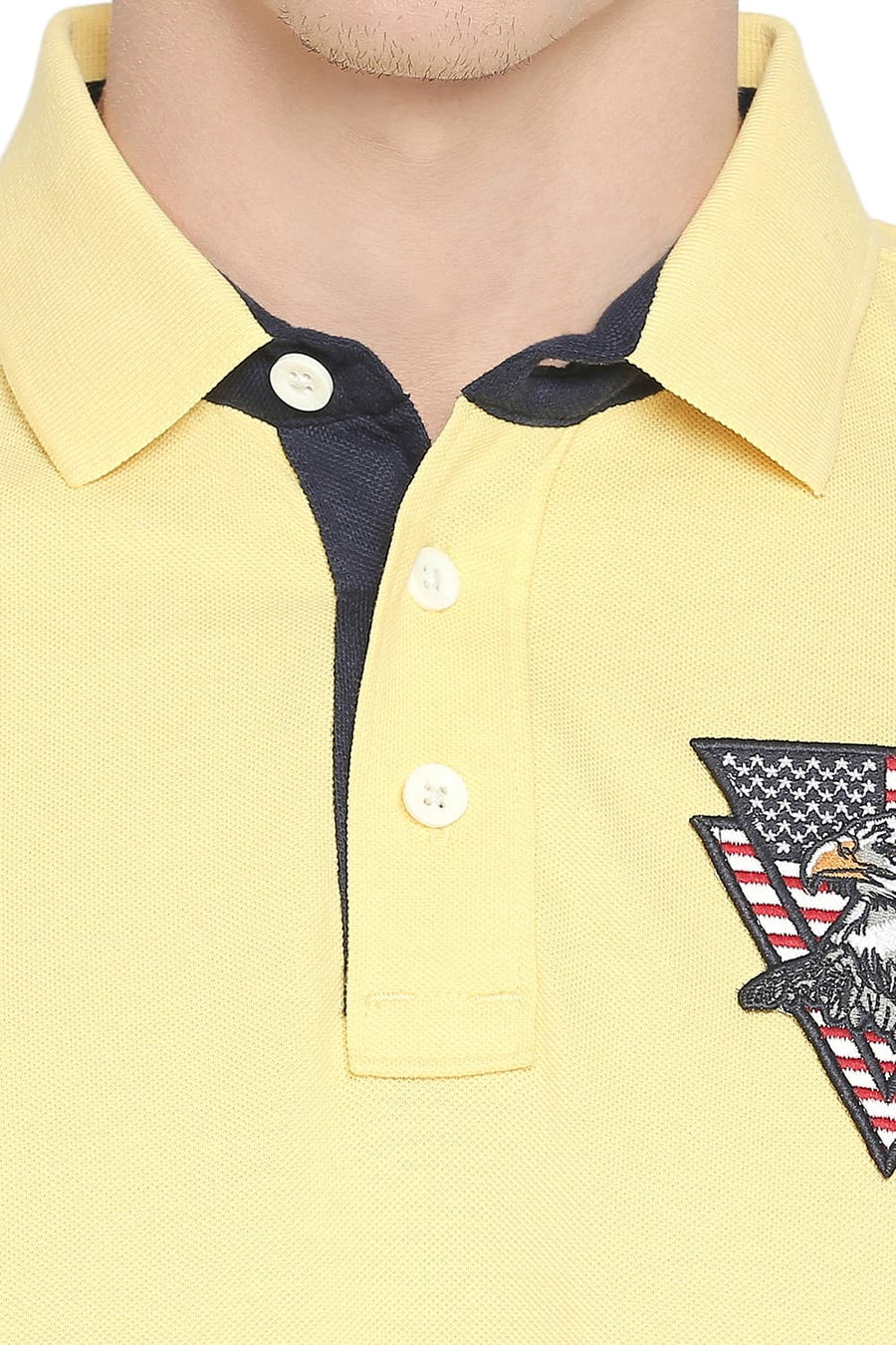 BASICS MUSCLE FIT GOLDFINCH TRENDY POLO T SHIRT