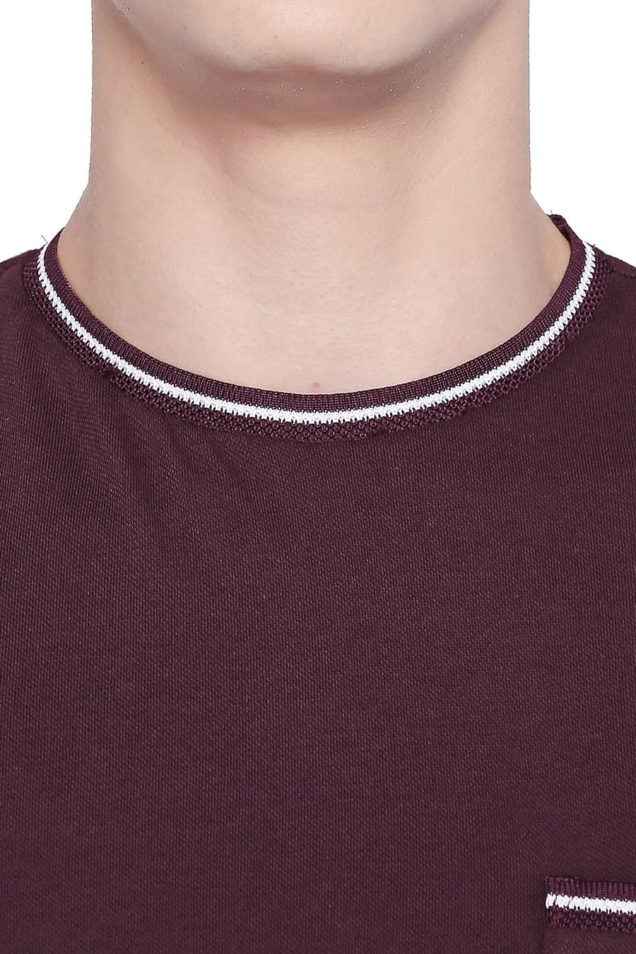 BASICS MUSCLE FIT WINETASTING CREW NECK T SHIRT