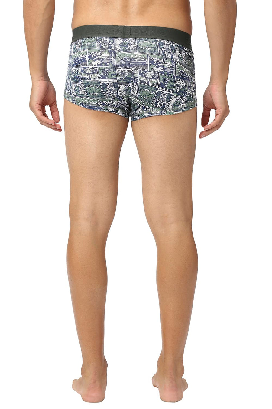 BASICS BLUE PRINTED STRETCHABLE TRUNK