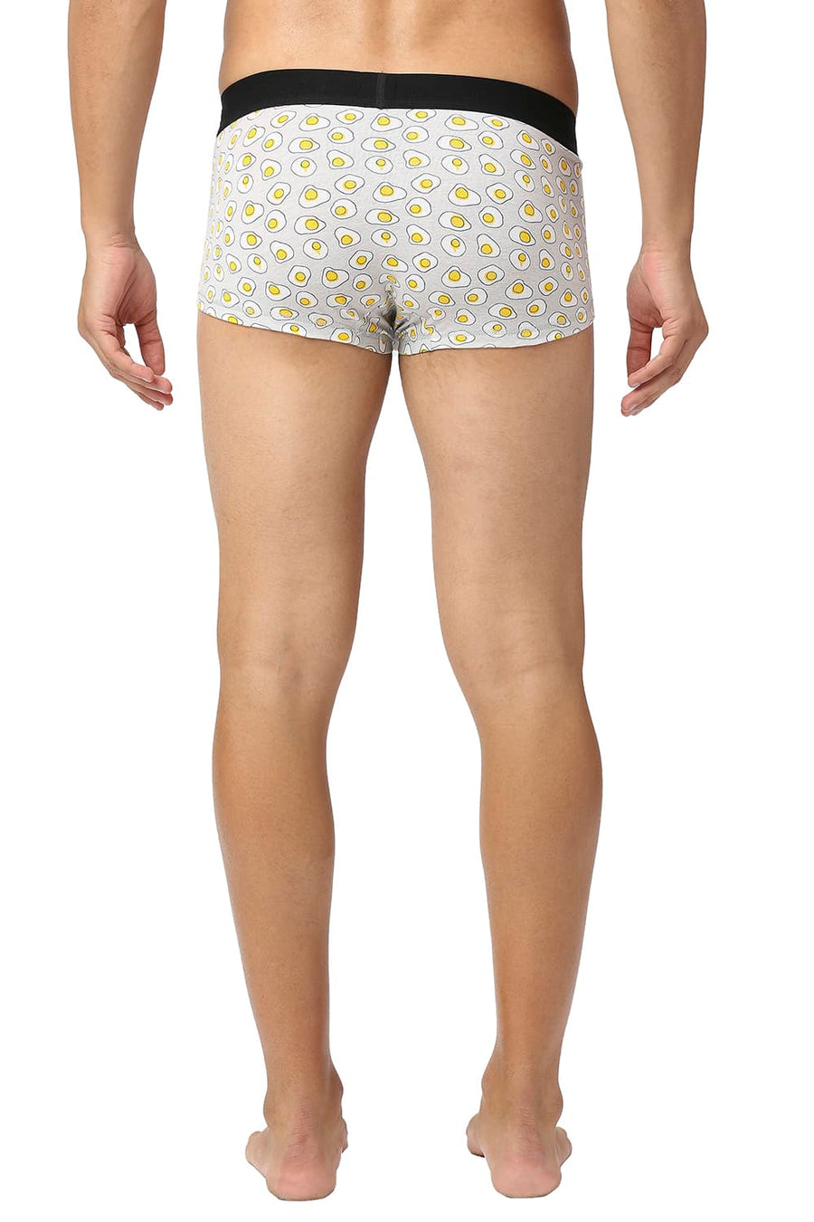 BASICS LIGHT GREY PRINTED STRETCHABLE TRUNK