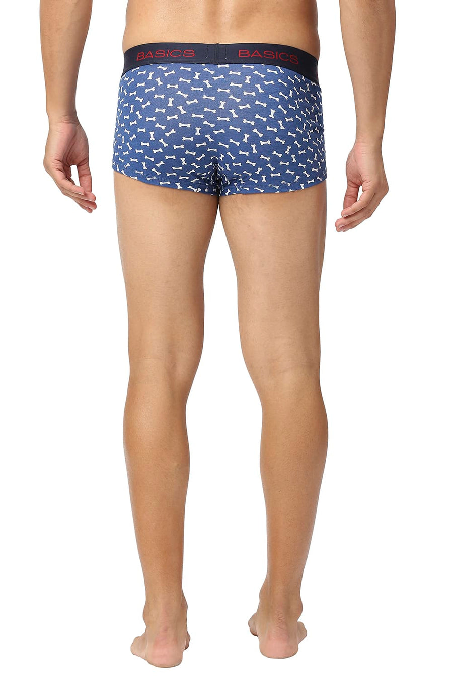 BASICS BLUE PRINTED STRETCHABLE TRUNK
