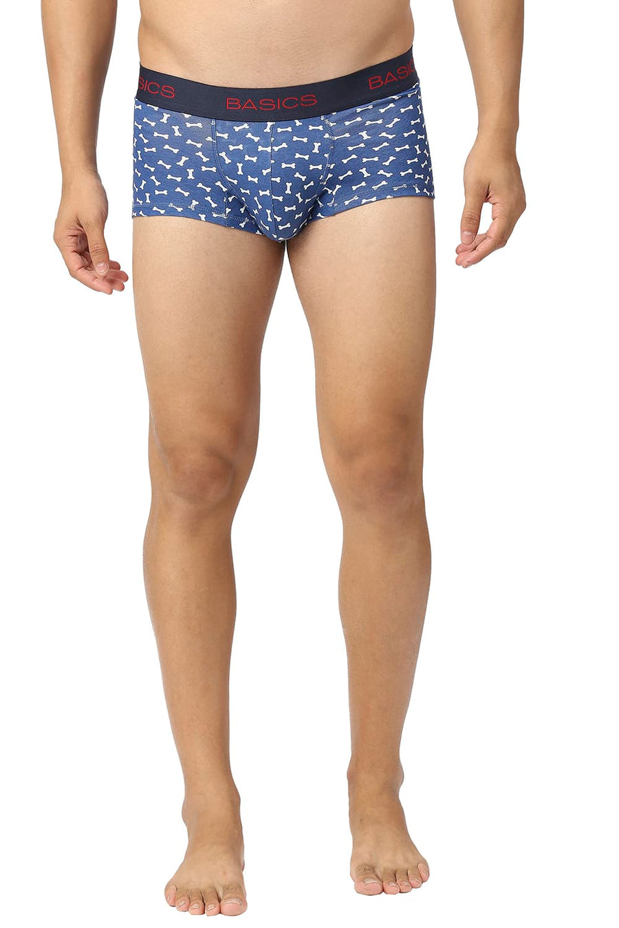 BASICS BLUE PRINTED STRETCHABLE TRUNK