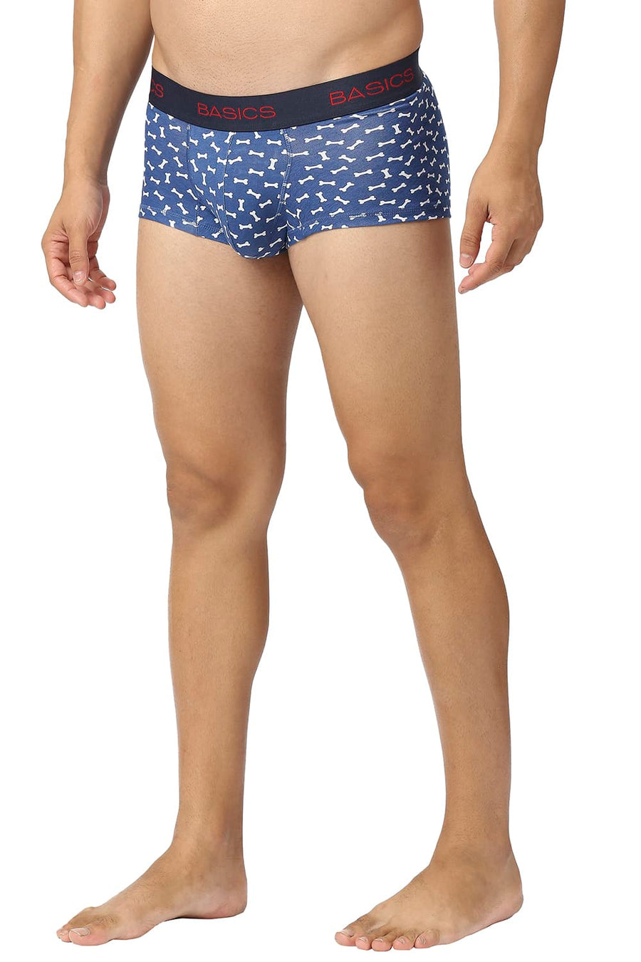 BASICS BLUE PRINTED STRETCHABLE TRUNK