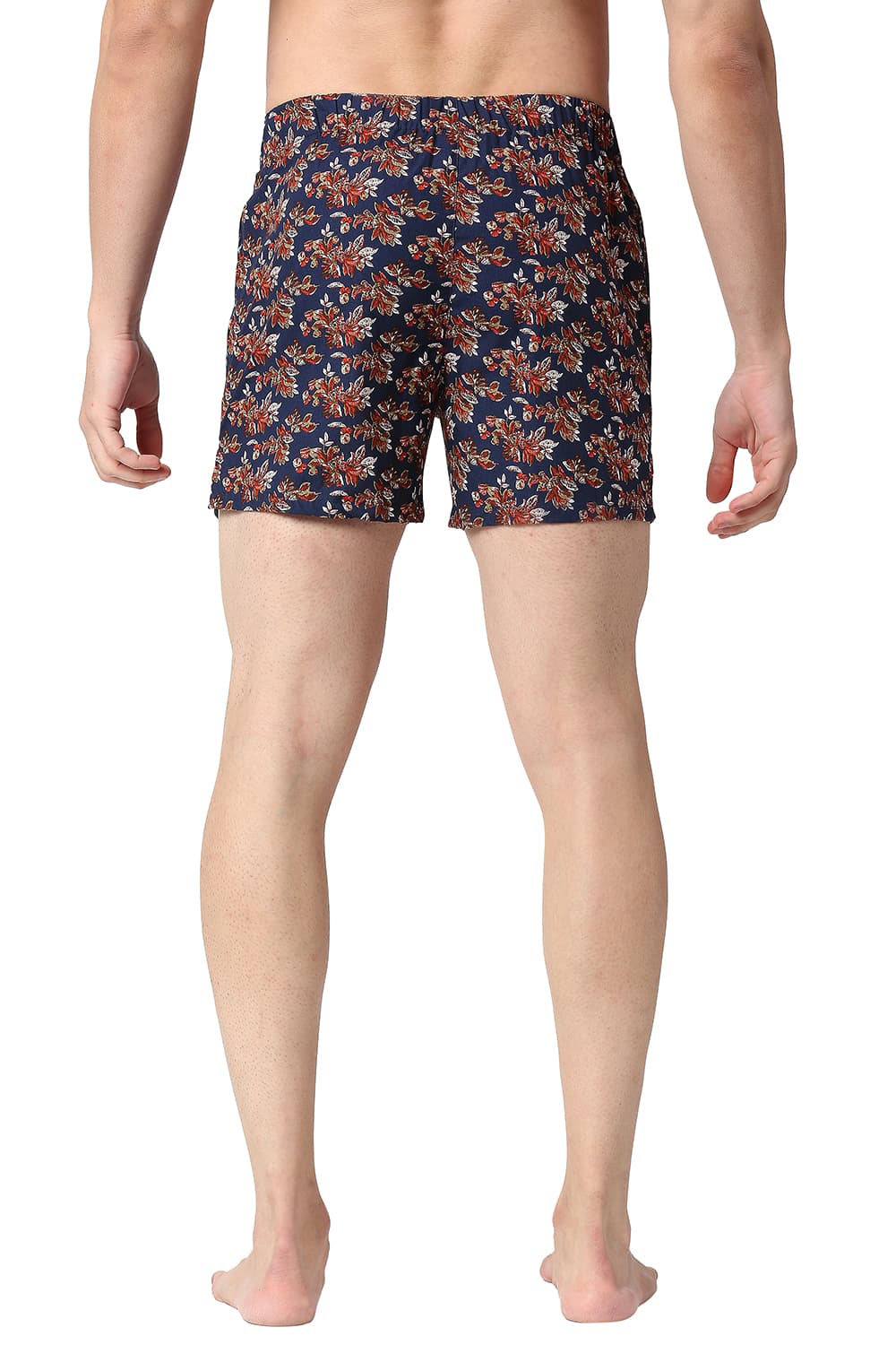 BASICS SLIM FIT COTTON PRINTED BOXER SHORTS