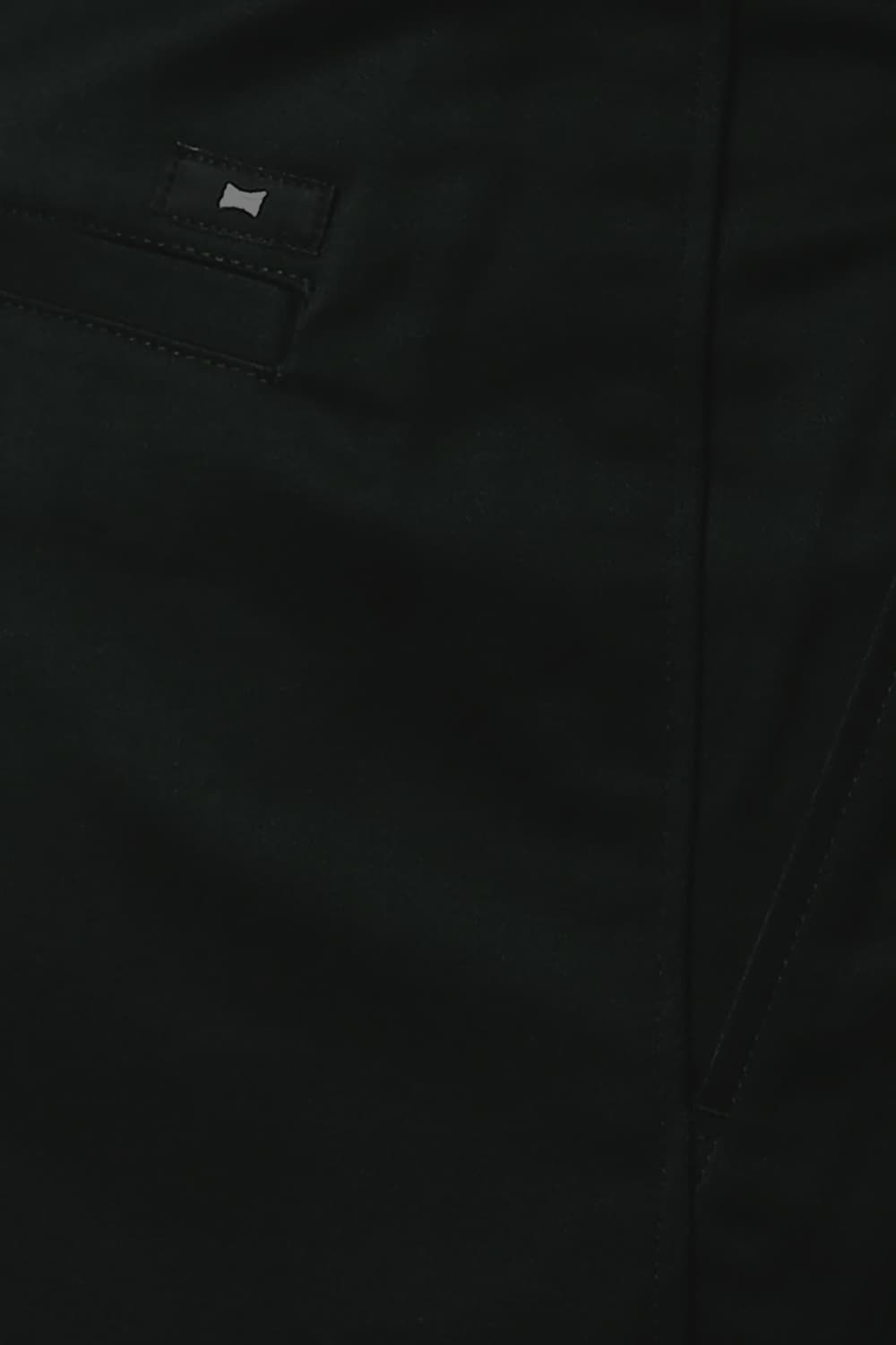 BASICS COMFORT FIT SATIN WEAVE POLY COTTON TROUSERS