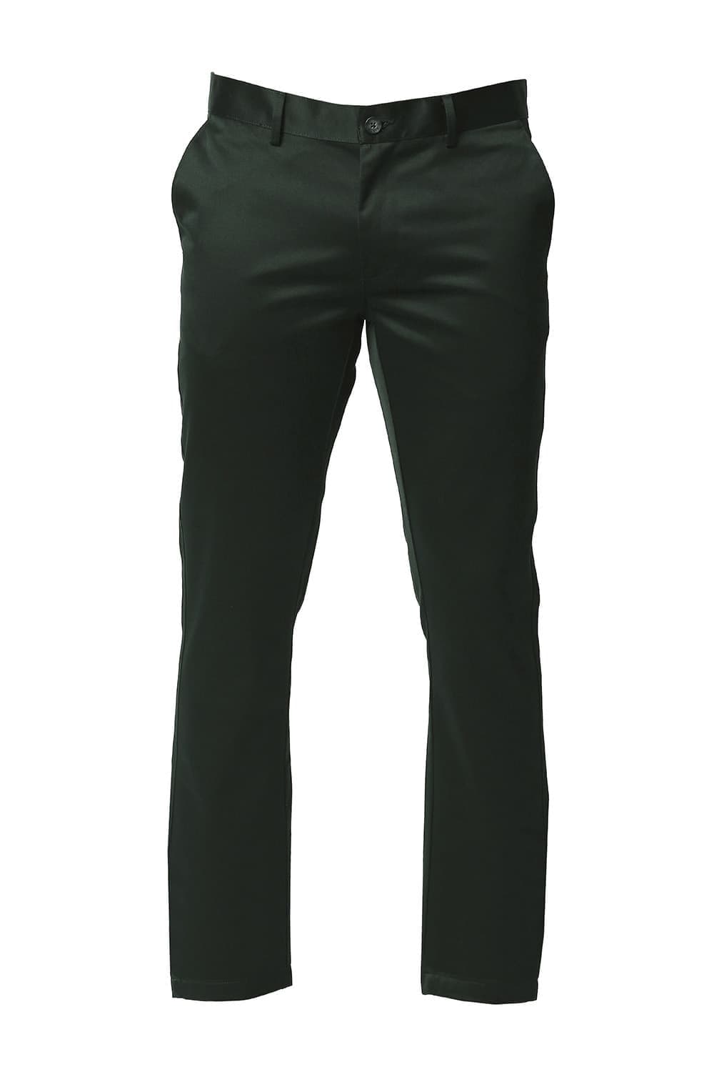 BASICS TAPERED FIT SATIN TROUSERS