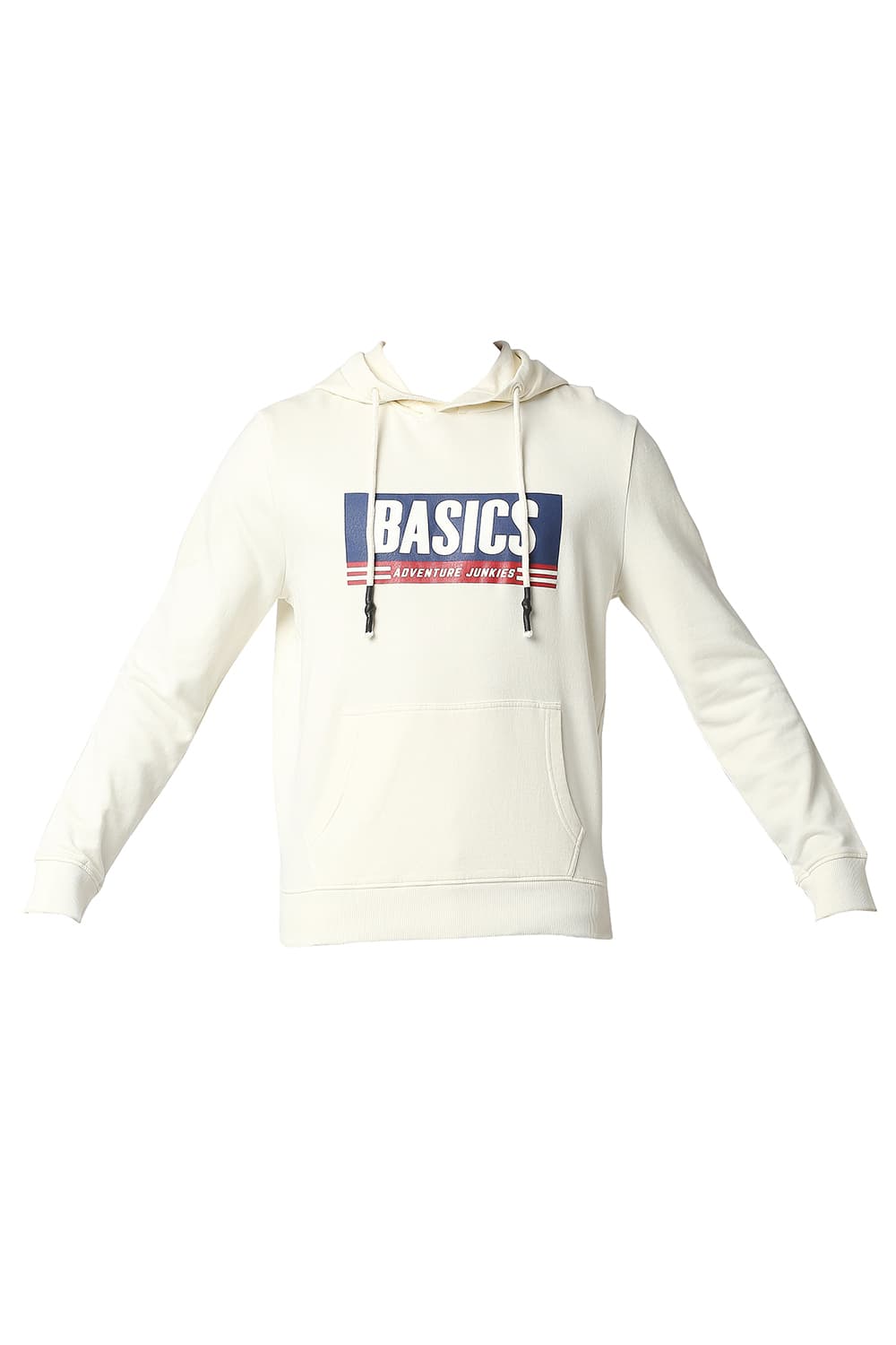 BASICS MUSCLE FIT MILD BRUSHED FLEECE HOOD PULLOVER JACKET