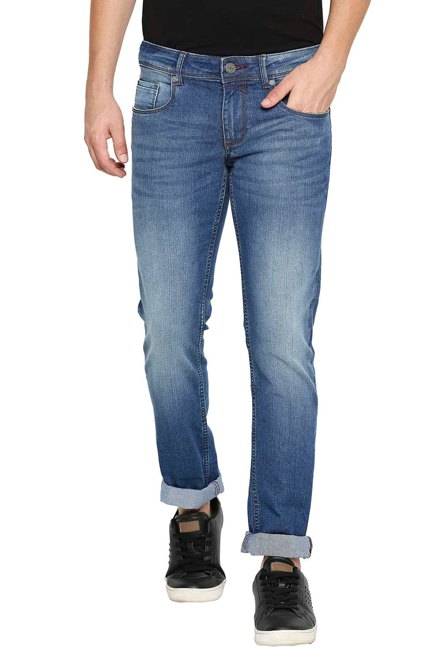 BASICS TORQUE FIT BLUE HORIZON STRETCH JEANS