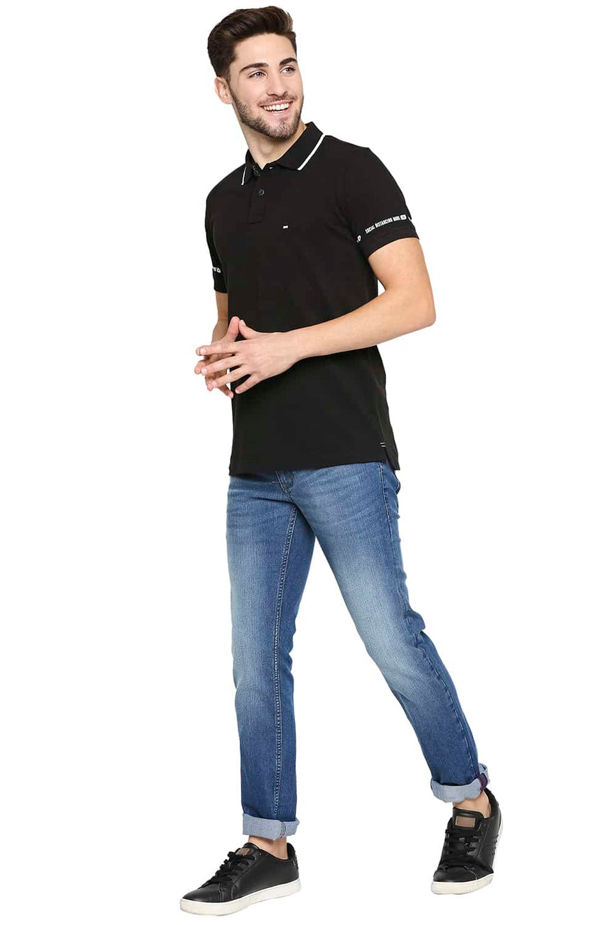 BASICS TORQUE FIT BLUE HORIZON STRETCH JEANS