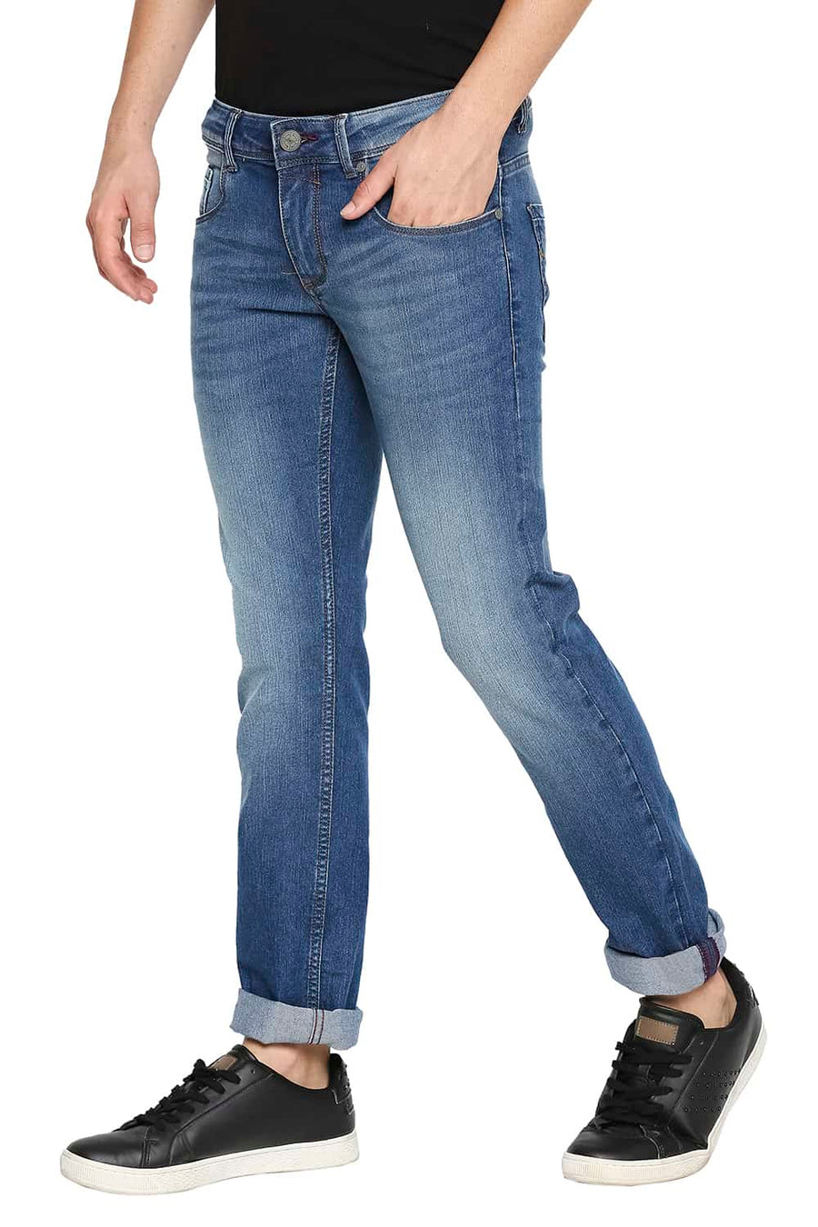 BASICS TORQUE FIT BLUE HORIZON STRETCH JEANS
