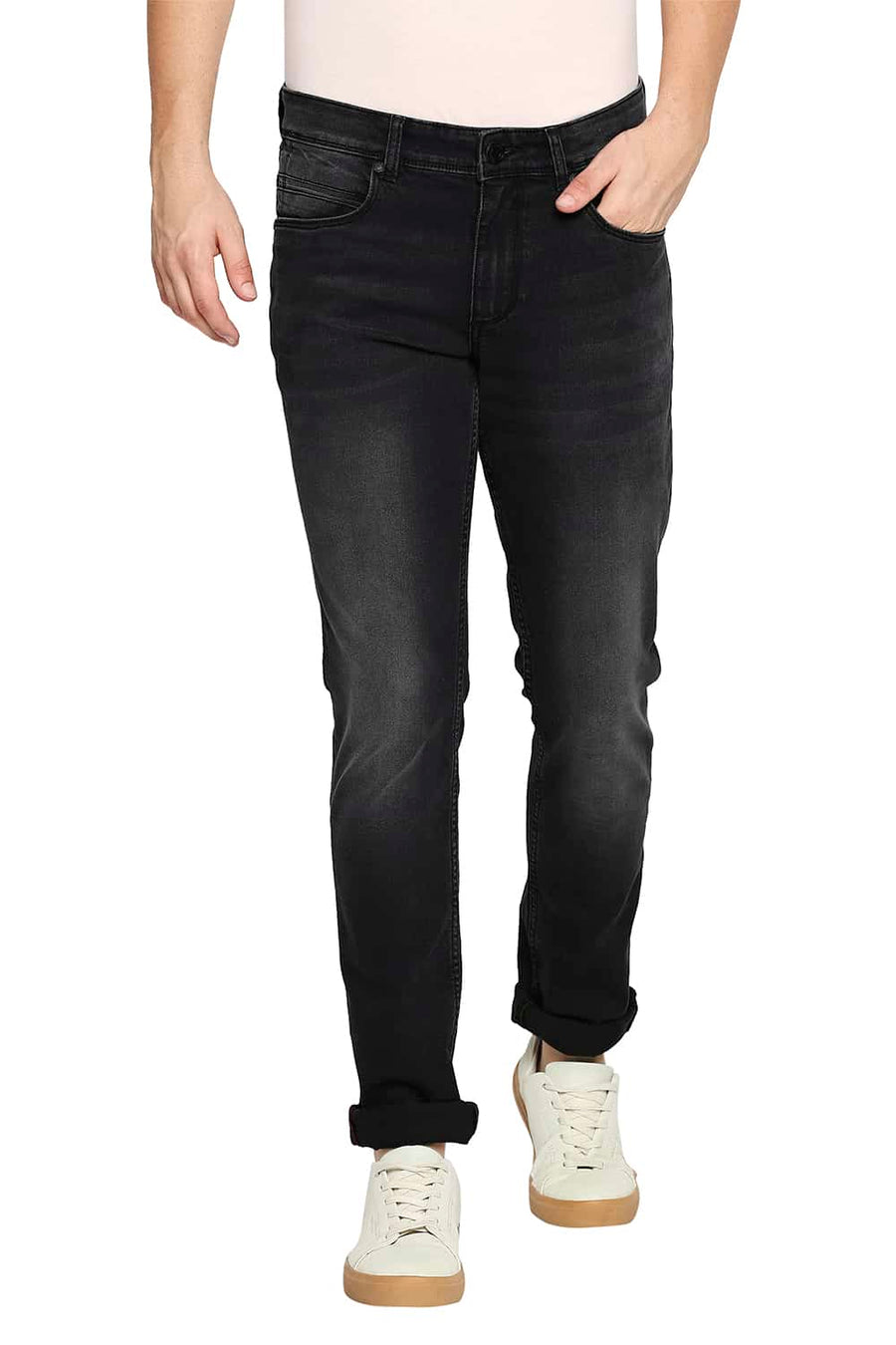 BASICS BLADE FIT RAVEN STRETCH JEANS