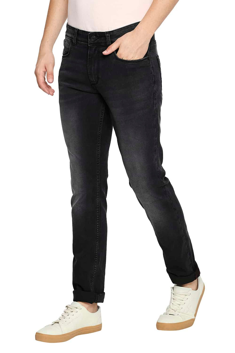 BASICS BLADE FIT RAVEN STRETCH JEANS