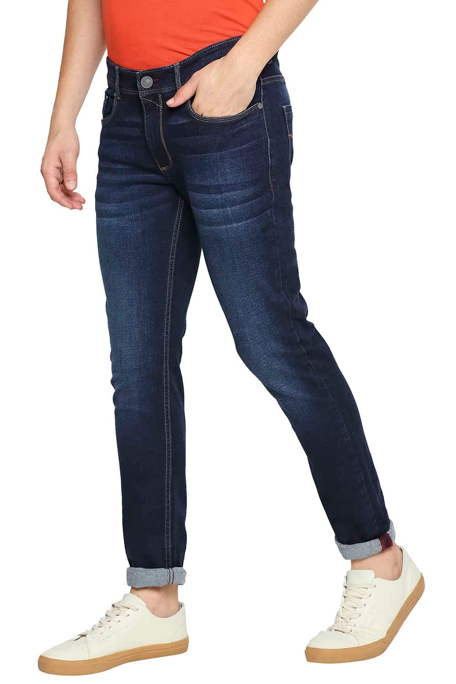 BASICS BLADE FIT BLACK LRIS STRETCH JEANS