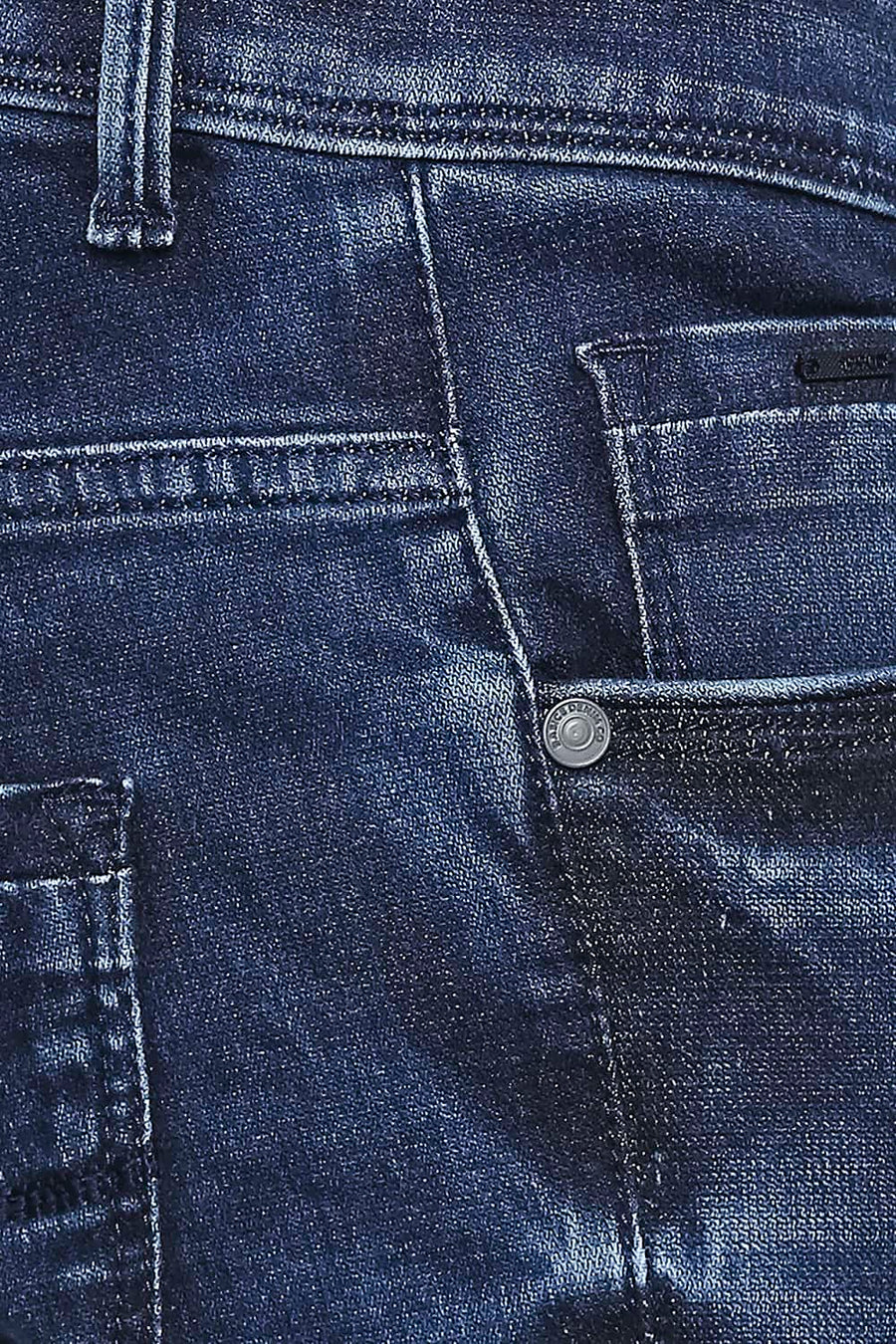 BASICS BLADE FIT INSIGNIA BLUE STRETCH JEANS