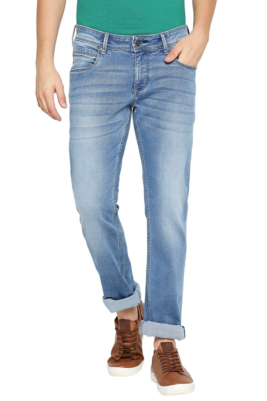 BASICS BLADE FIT BLUE HORIZON STRETCH JEANS
