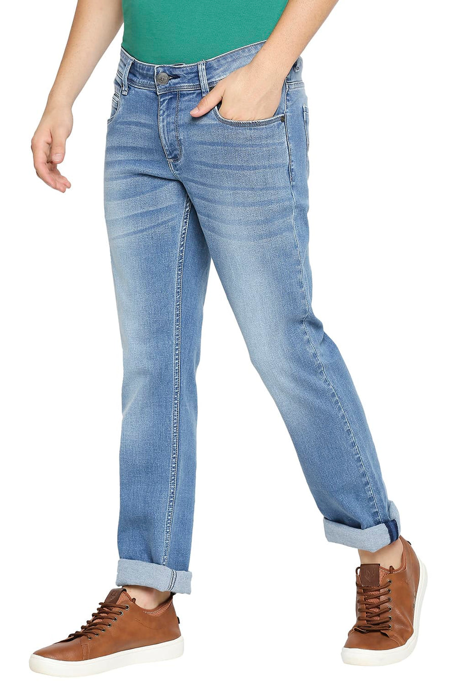 BASICS BLADE FIT BLUE HORIZON STRETCH JEANS