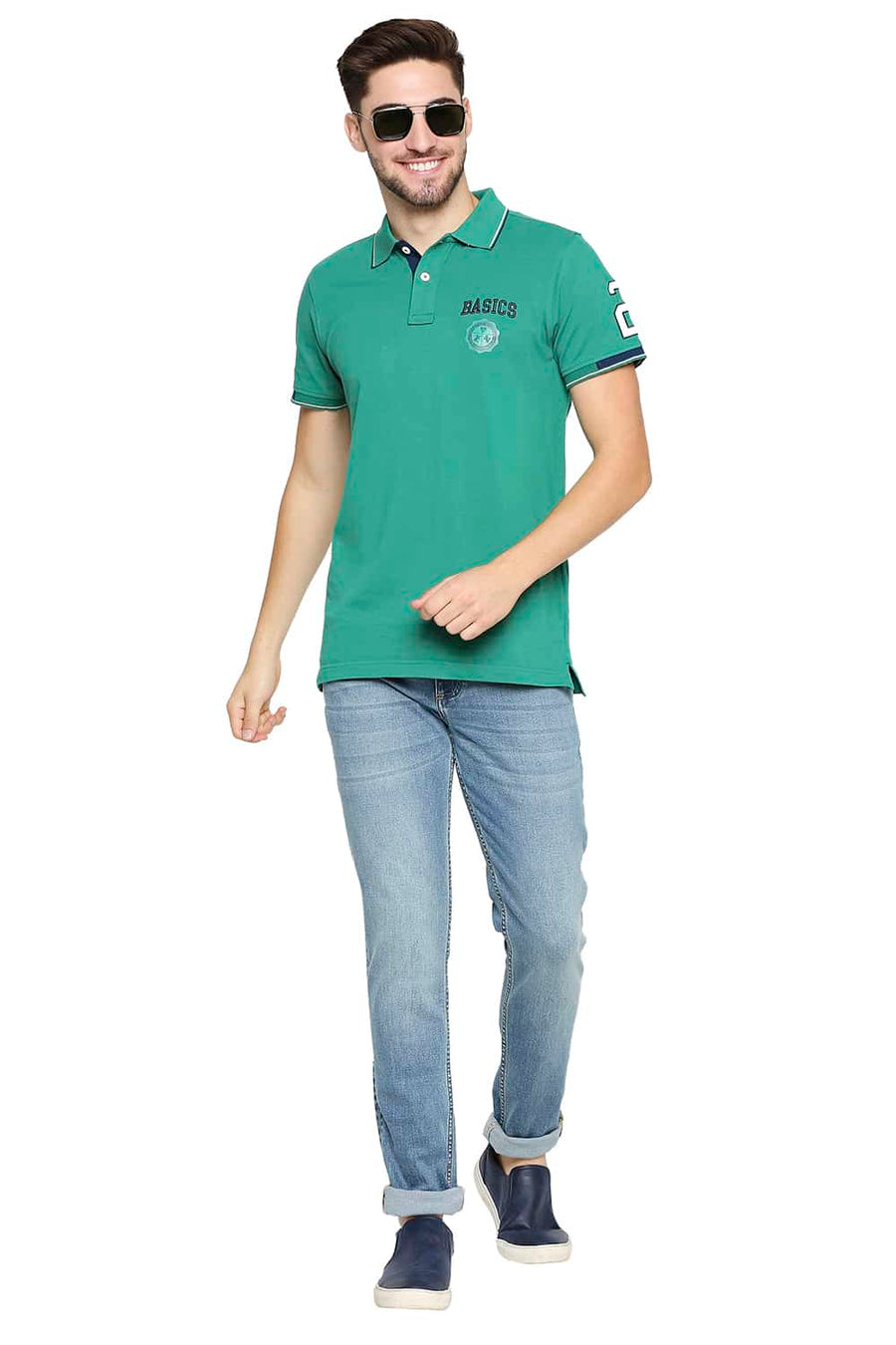 BASICS BLADE FIT BLUE HEAVEN STRETCH JEANS