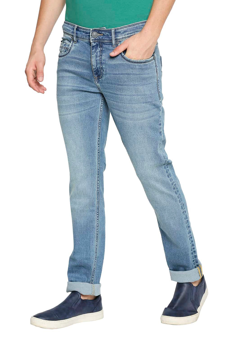 BASICS BLADE FIT BLUE HEAVEN STRETCH JEANS