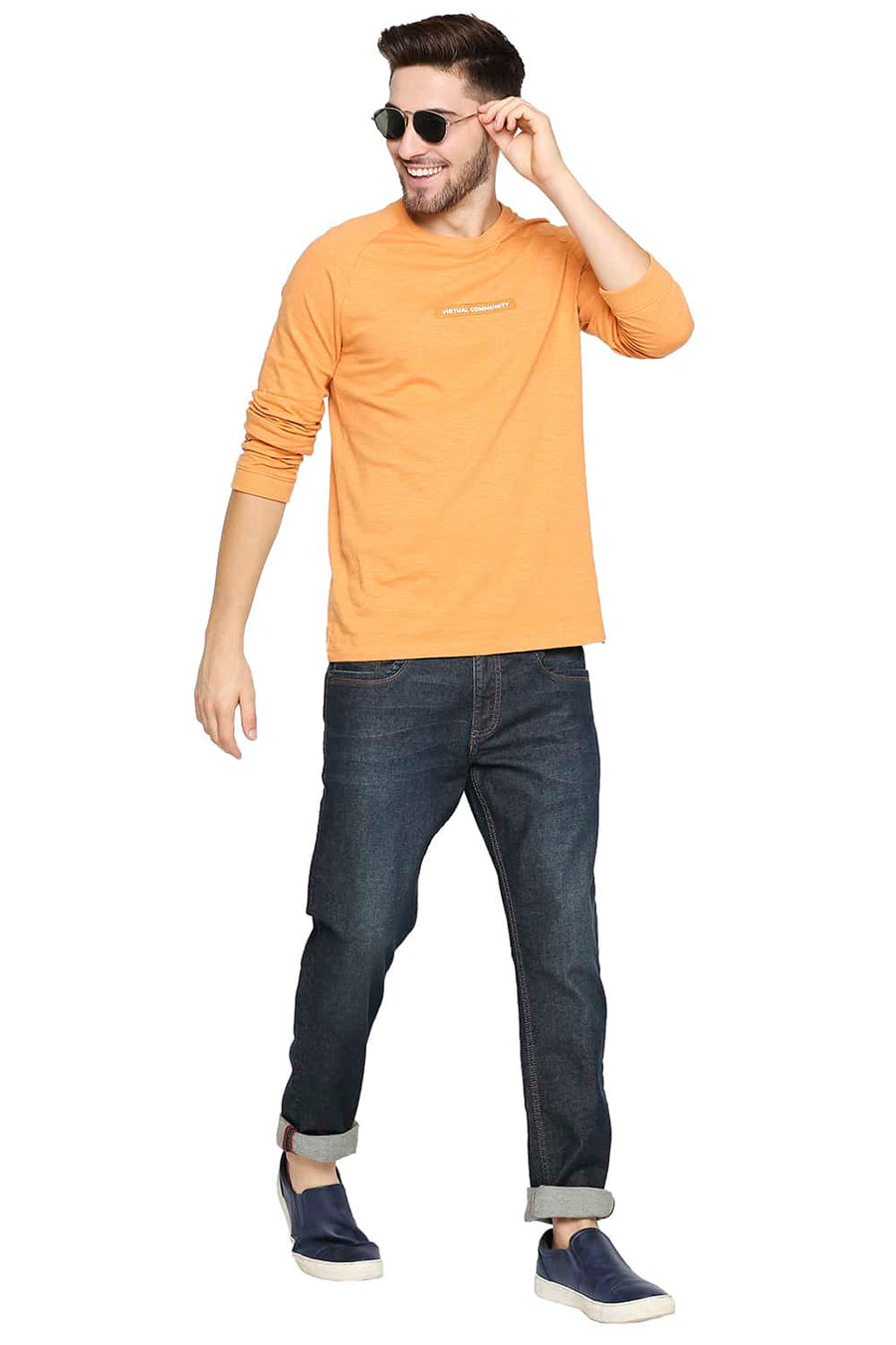 BASICS BLADE FIT MOONLIT OCEAN STRETCH JEANS