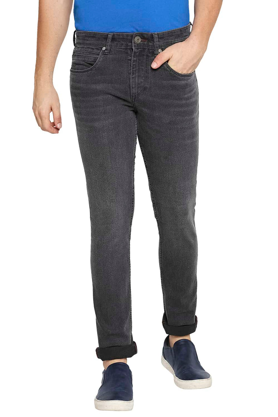 BASICS BLADE FIT CASTLEROCK STRETCH JEANS