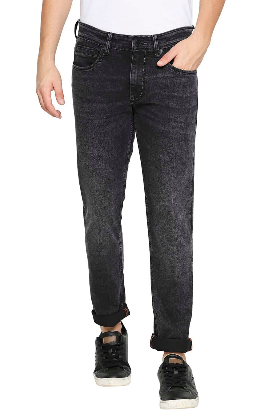BASICS BLADE FIT RAVEN STRETCH JEANS