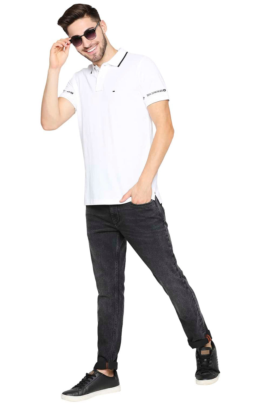 BASICS BLADE FIT RAVEN STRETCH JEANS