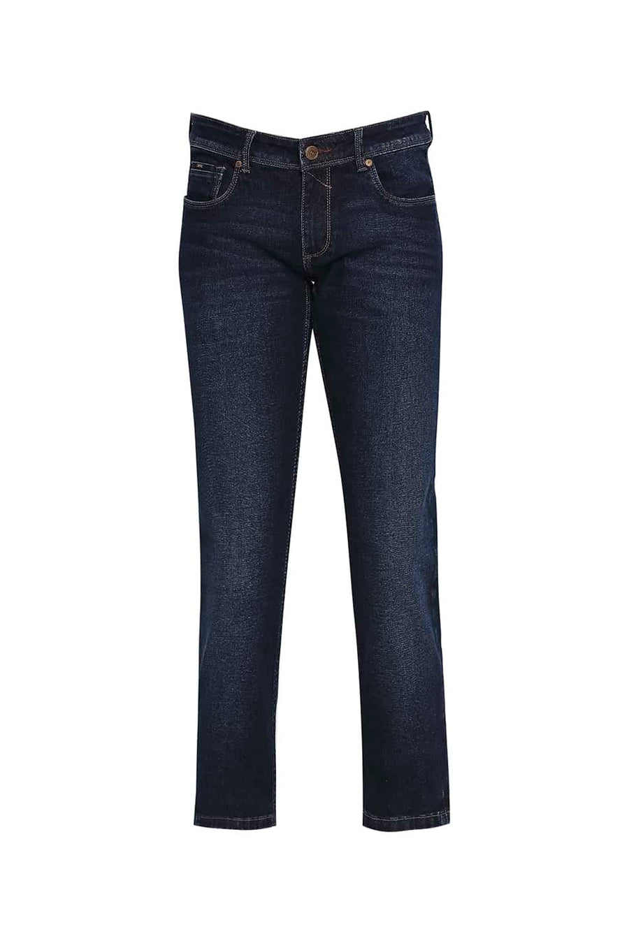 BASICS TORQUE FIT DRESS BLUE STRETCH JEANS
