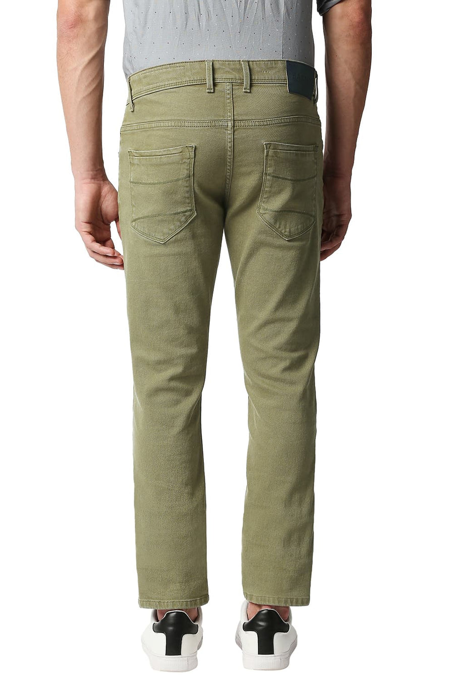BASICS TORQUE FIT MILITARY OLIVE STRETCH JEANS