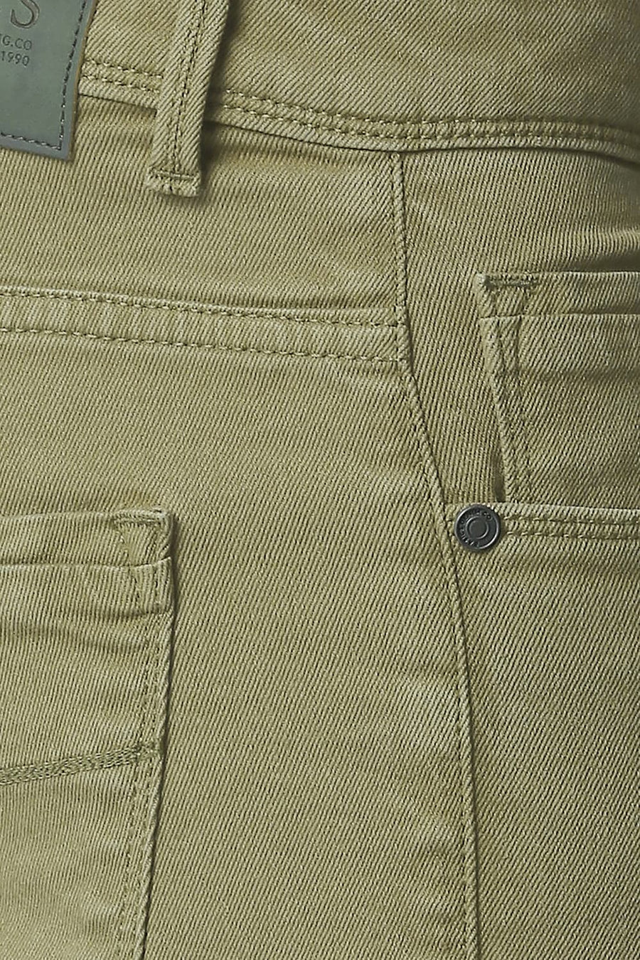 BASICS TORQUE FIT MILITARY OLIVE STRETCH JEANS