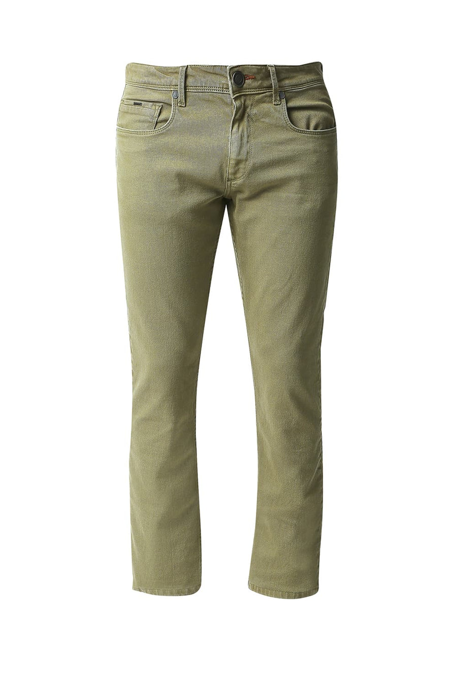 BASICS TORQUE FIT MILITARY OLIVE STRETCH JEANS