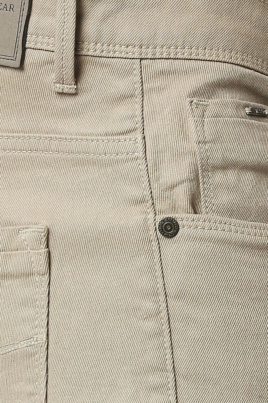 BASICS TORQUE FIT SILVER SAGE BROWN STRETCH JEANS