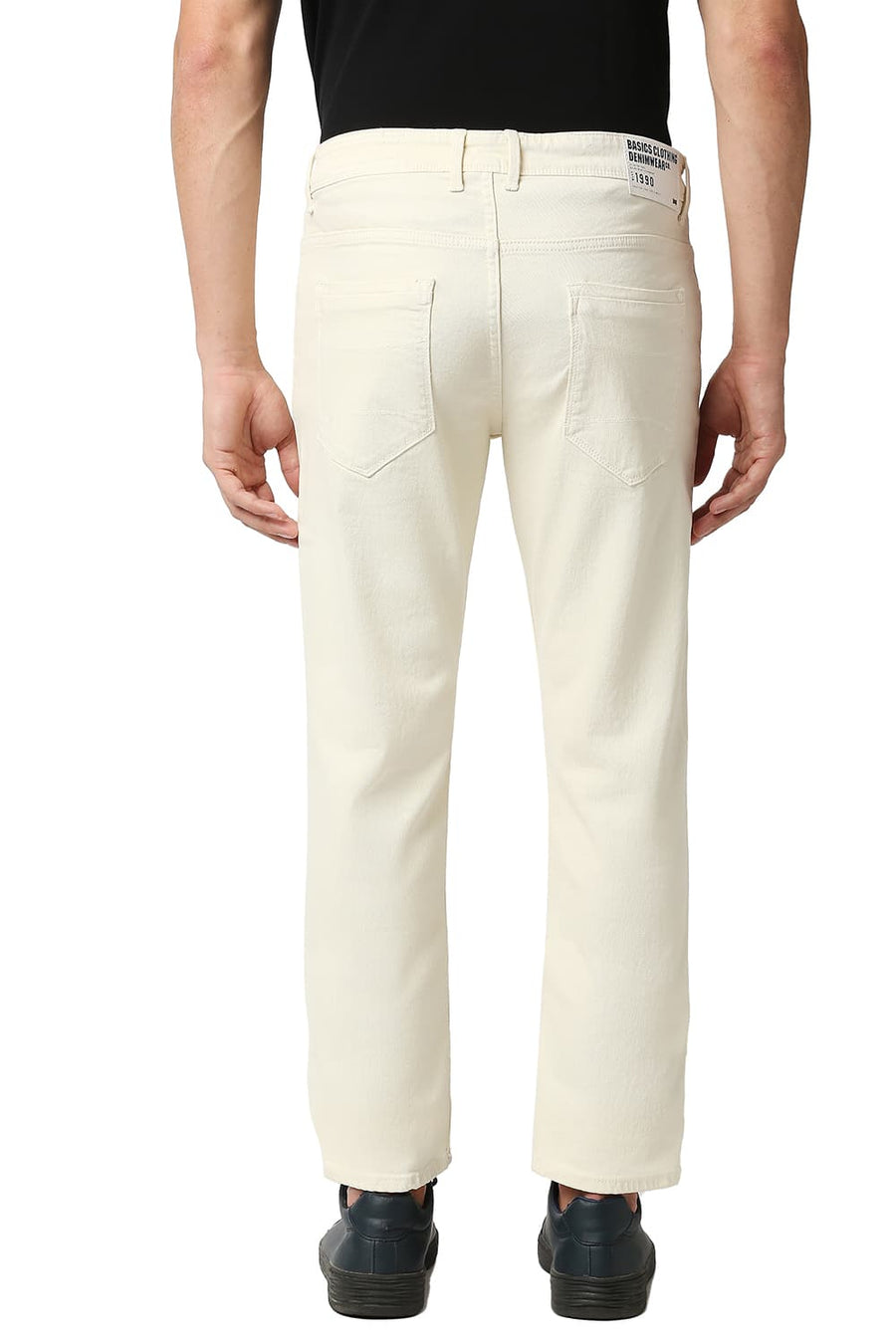 BASICS TORQUE FIT MARSHMALLOW ECRU STRETCH JEANS