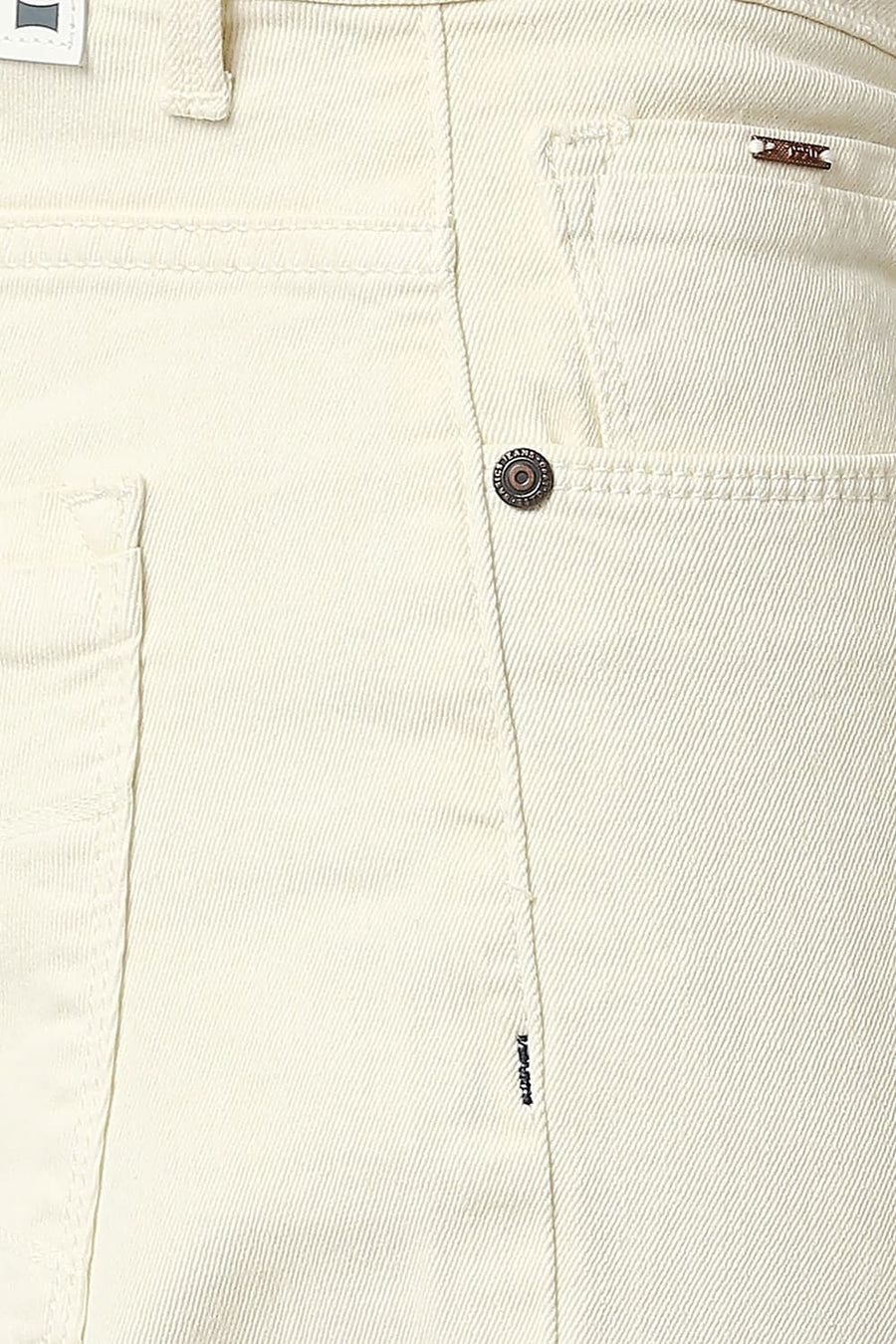 BASICS TORQUE FIT MARSHMALLOW ECRU STRETCH JEANS