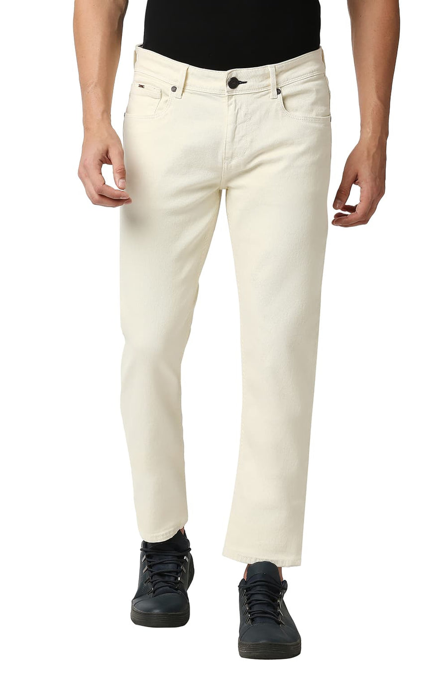 BASICS TORQUE FIT MARSHMALLOW ECRU STRETCH JEANS