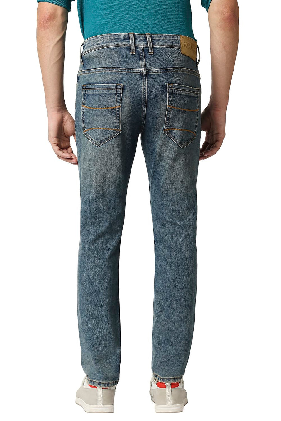 BASICS TORQUE FIT AEGEAN BLUE STRETCH JEANS