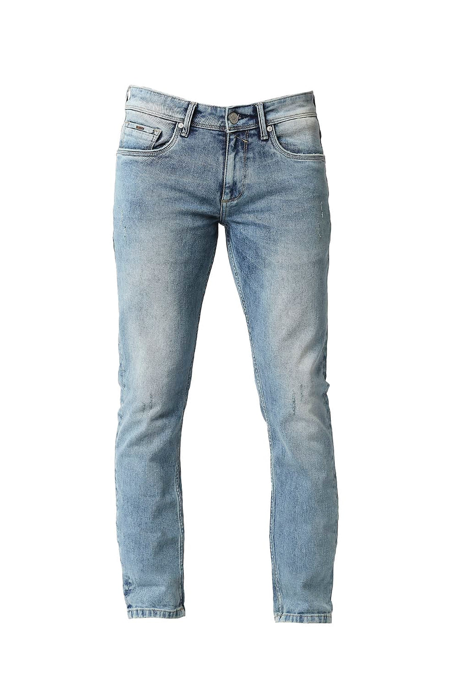 BASICS BLADE FIT ETHER BLUE STRETCH JEANS