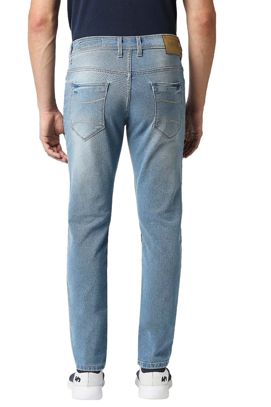 BASICS TORQUE FIT COOL BLUE STRETCH JEANS