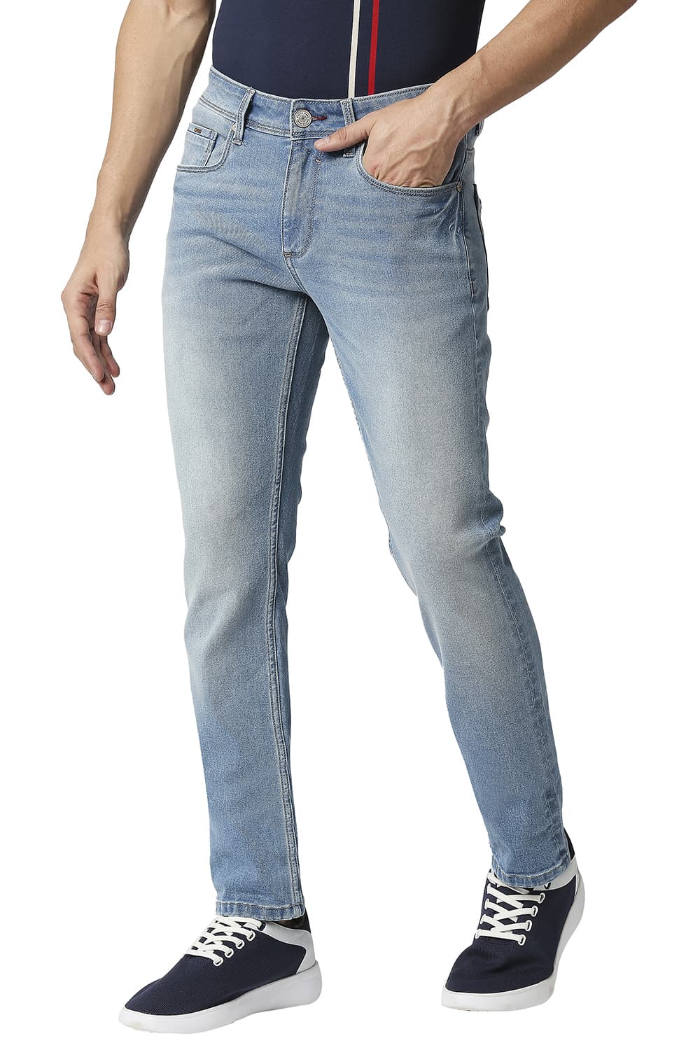 BASICS TORQUE FIT STRETCH JEANS